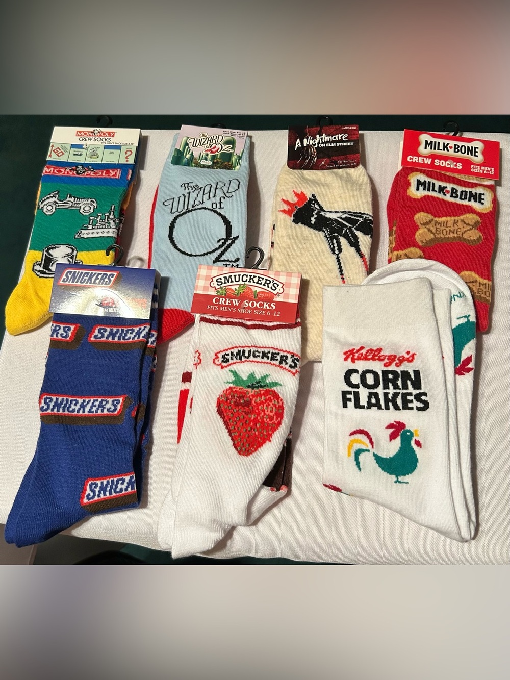 Novelty Crew Socks With Various Prints - Select 1